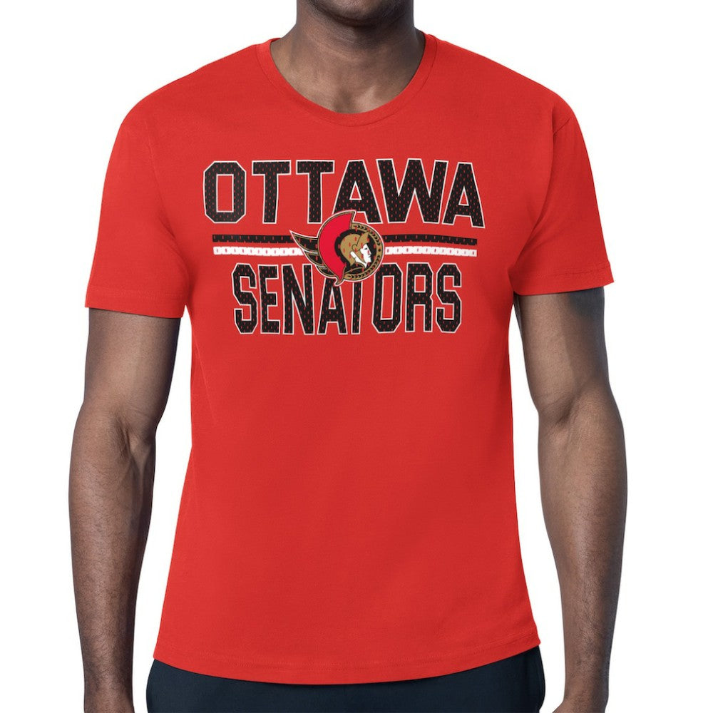 NHL Ottawa Senators Starter Mesh Look Team Name T-Shirt