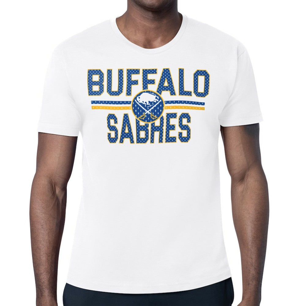NHL Buffalo Sabres Starter Mesh Look Team Name T-Shirt