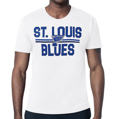 NHL St. Louis Blues Starter Mesh Look Team Name T-Shirt