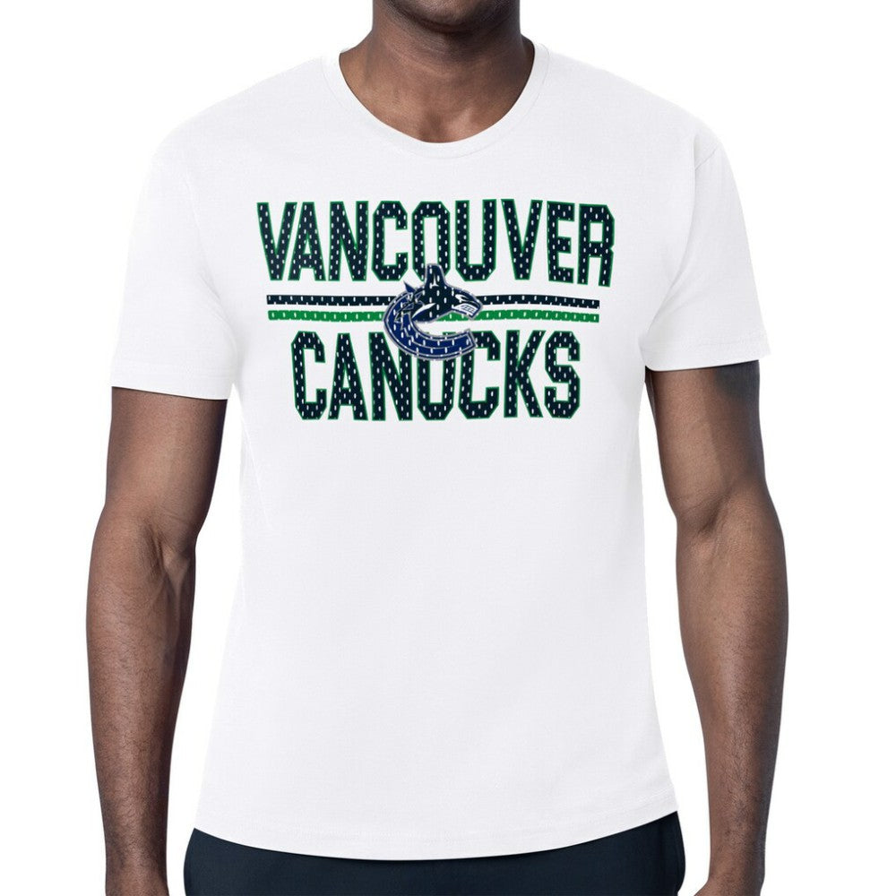 NHL Vancouver Canucks Starter Mesh Look Team Name T-Shirt