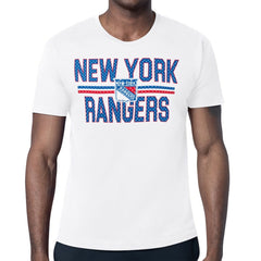 NHL New York Rangers Starter Mesh Look Team Name T-Shirt
