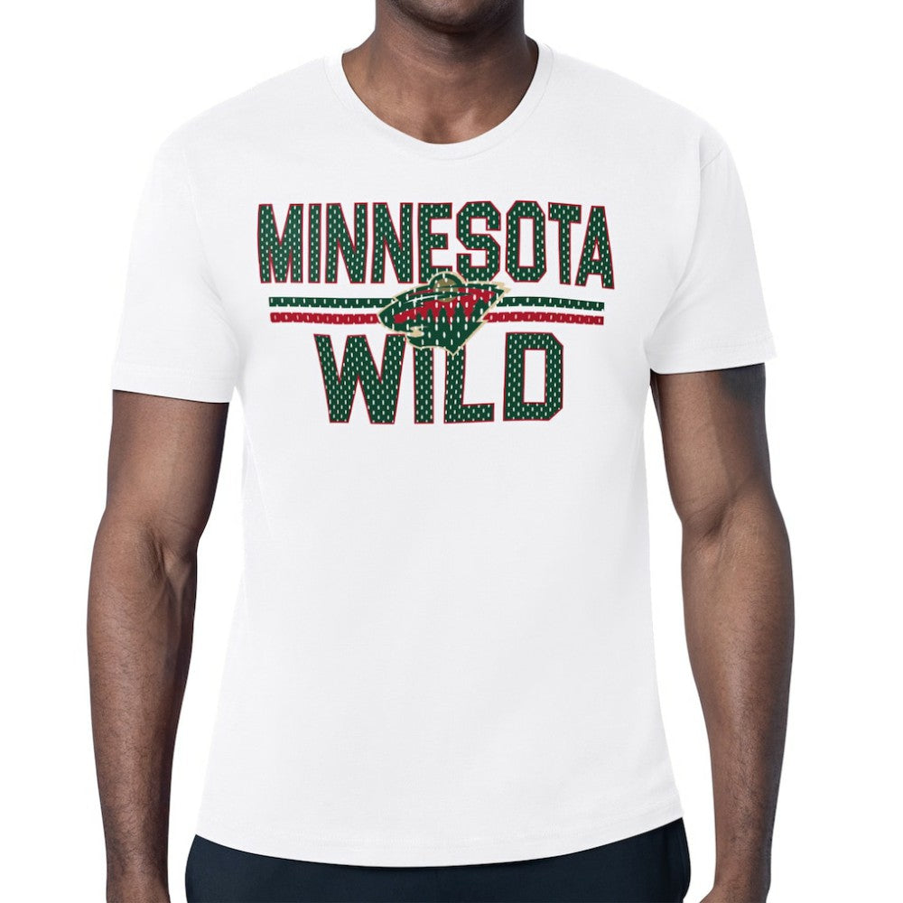 NHL Minnesota Wild Starter Mesh Look Team Name T-Shirt