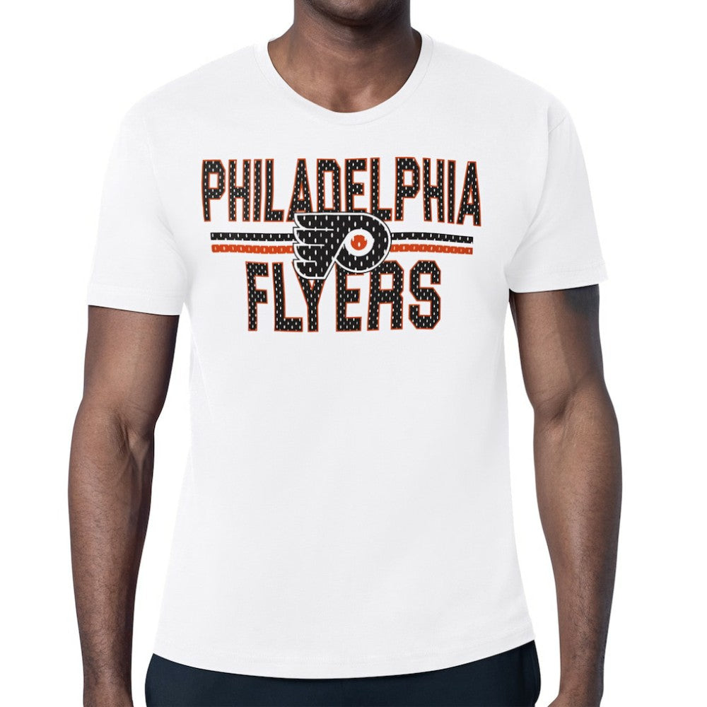 NHL Philadelphia Flyers Starter Mesh Look Team Name T-Shirt