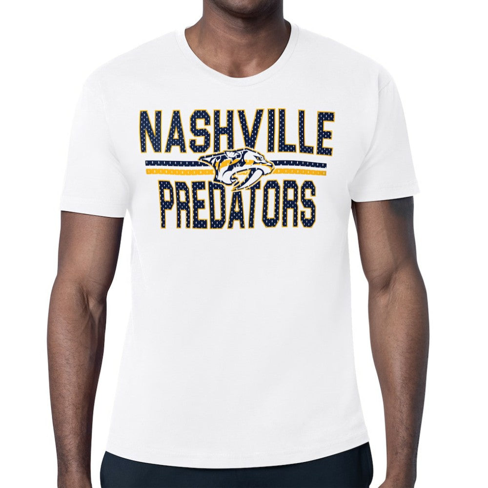 NHL Nashville Predators Starter Mesh Look Team Name T-Shirt