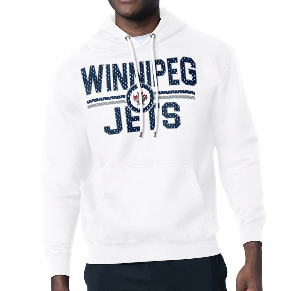 NHL Winnipeg Jets Starter Mesh Look Team Name Logo Tri-Blend Pullover Hoodie