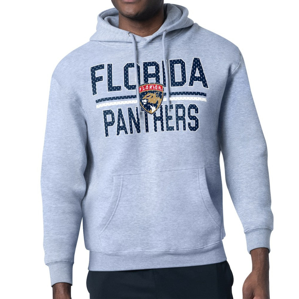 NHL Florida Panthers Starter Mesh Look Team Name Logo Tri-Blend Pullover Hoodie