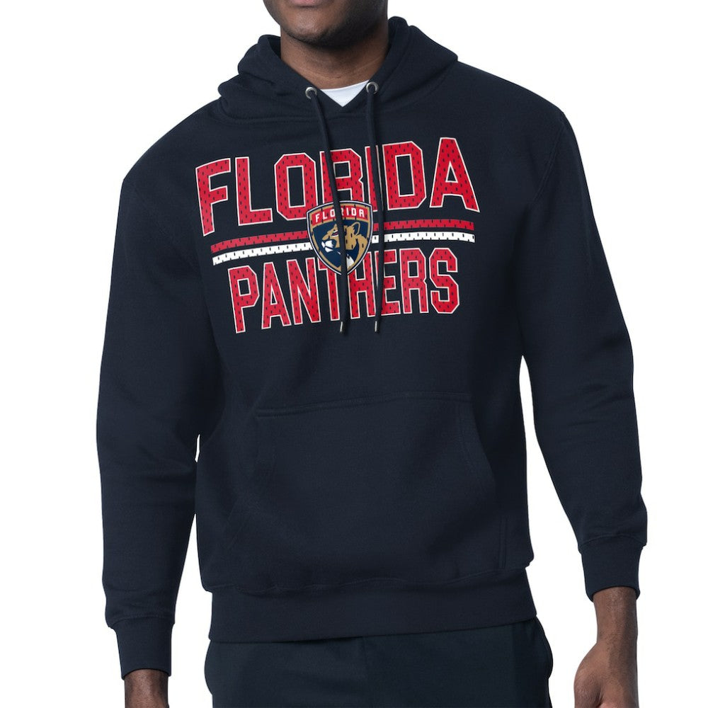 NHL Florida Panthers Starter Mesh Look Team Name Logo Tri-Blend Pullover Hoodie