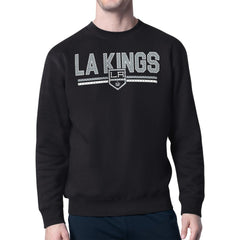 NHL Los Angeles Kings Starter Mesh Look Team Name Logo Pullover Sweatshirt