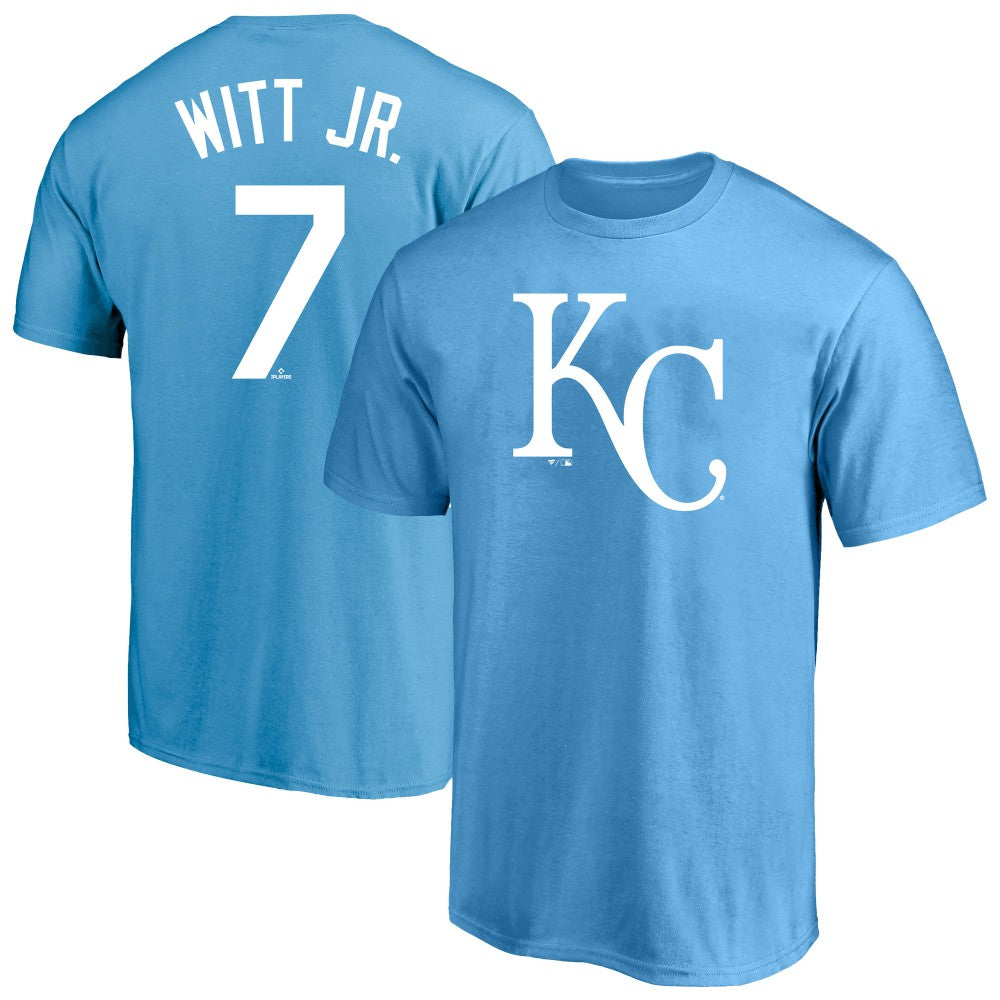 Royal Bobby Witt Jr. Kansas City Royals Fanatics Big & Tall Name & Number T-Shirt