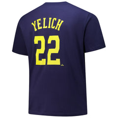 Navy Christian Yelich Milwaukee Brewers Fanatics Big & Tall Name & Number T-Shirt