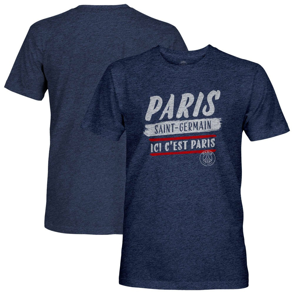 Paris Saint-Germain 1863FC Signage Vintage Tri-Blend T-Shirt