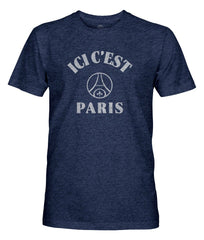Paris Saint-Germain 1863FC Team Arch Vintage Tri-Blend T-Shirt