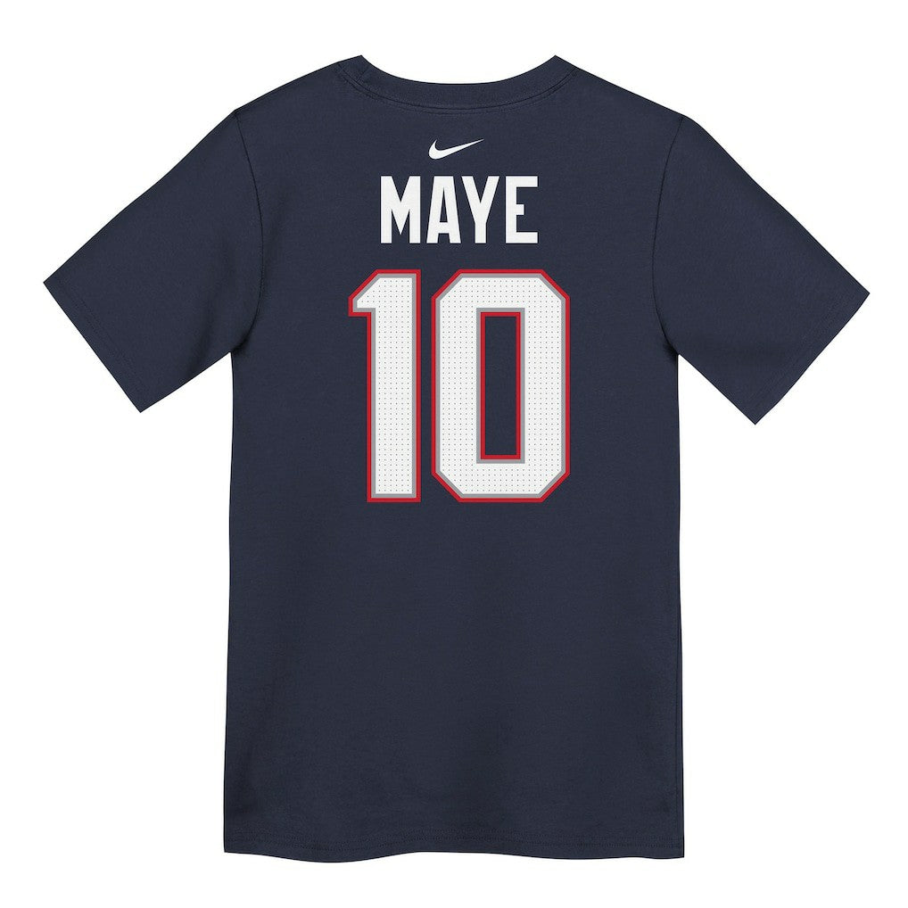 Drake Maye  Preschool Player Name & Number T-Shirt - New England Patriots T-shirts