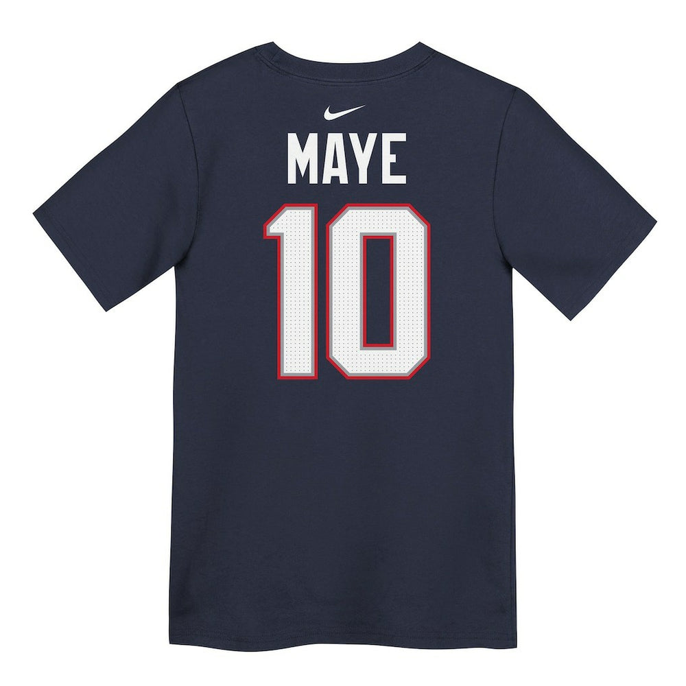 Drake Maye  Preschool Player Name & Number T-Shirt - New England Patriots T-shirts