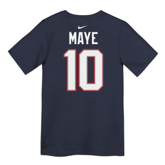 Drake Maye  Preschool Player Name & Number T-Shirt - New England Patriots T-shirts