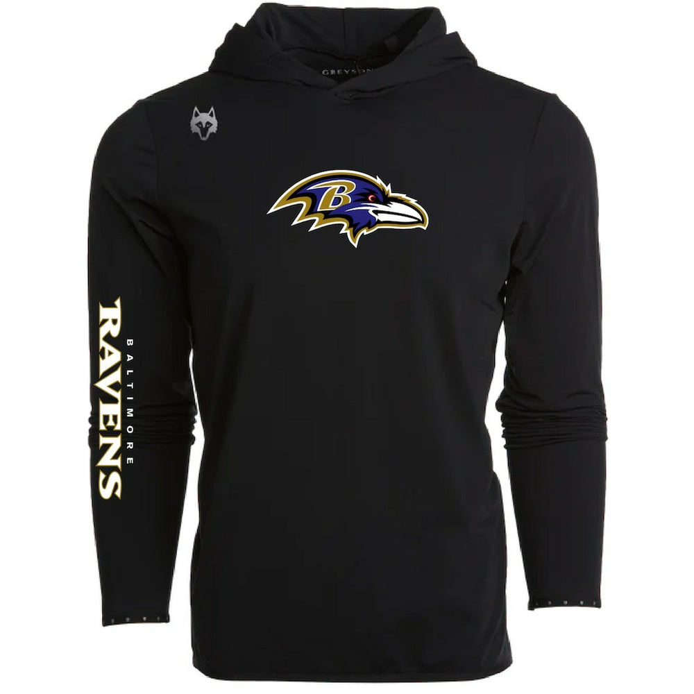 Greyson Clothiers Colorado Long Sleeve Hoodie T-Shirt - Baltimore Ravens Hoodies