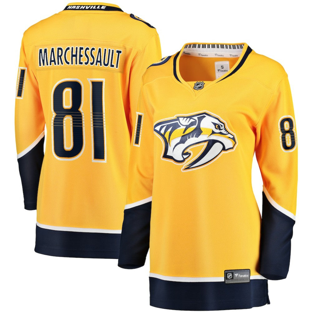 NHL Jonathan Marchessault Nashville Predators Fanatics Women's Breakaway Jersey