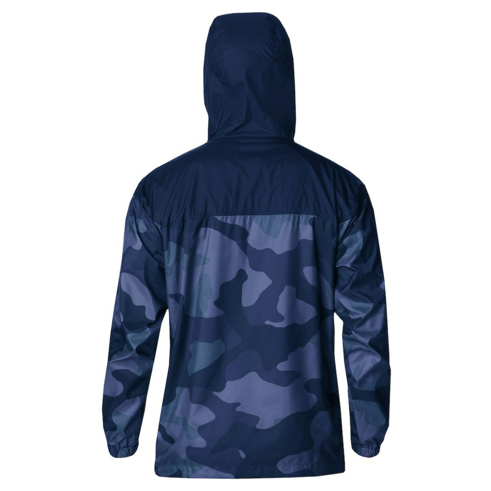 Navy New York Yankees Columbia Camo Flash Challenger Full-Zip Windbreaker Jacket