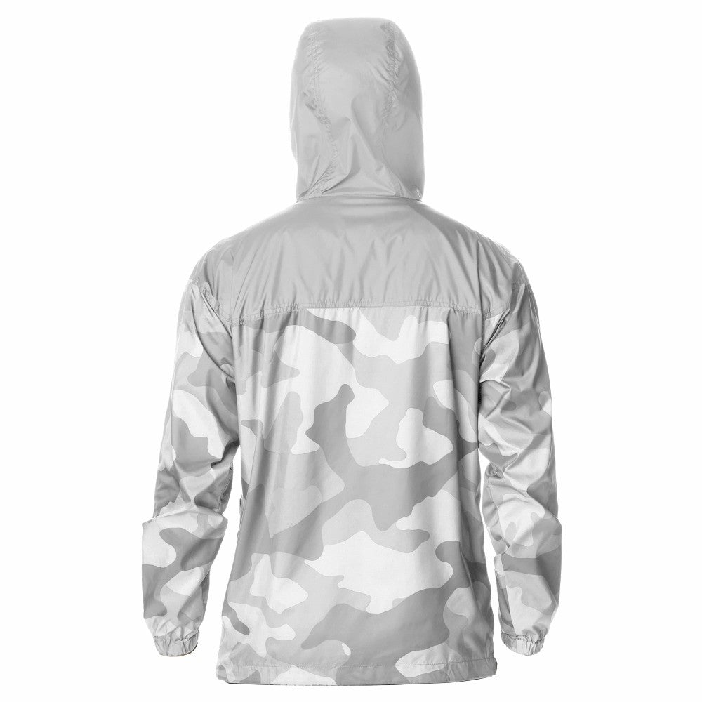 Gray Los Angeles Dodgers Columbia Camo Flash Challenger Full-Zip Windbreaker Jacket