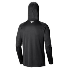 Black Los Angeles Dodgers Columbia Omni-Wick Terminal Tackle Raglan Long Sleeve Hoodie T-Shirt