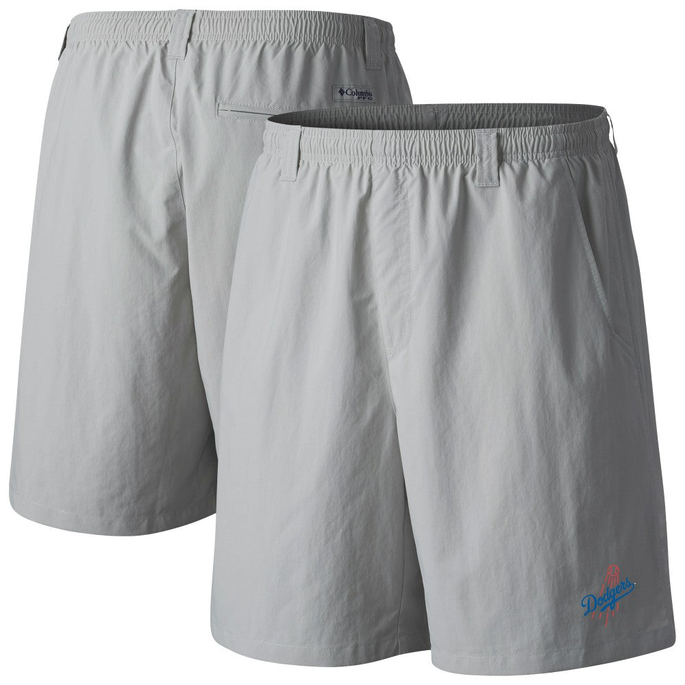 Gray Los Angeles Dodgers Columbia Backcast Shorts