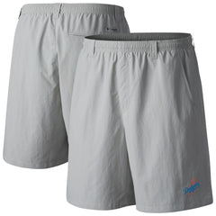 Gray Los Angeles Dodgers Columbia Backcast Shorts