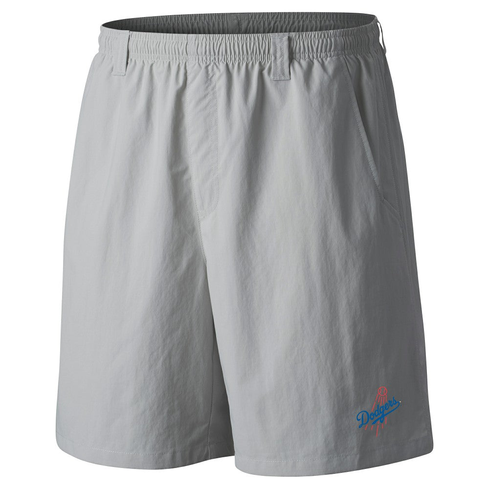 Gray Los Angeles Dodgers Columbia Backcast Shorts