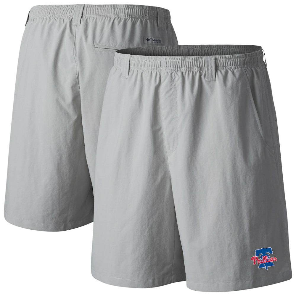 Gray Philadelphia Phillies Columbia Backcast Shorts