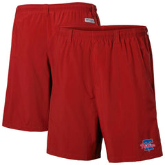 Red Philadelphia Phillies Columbia Backcast Shorts