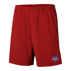 Red Philadelphia Phillies Columbia Backcast Shorts