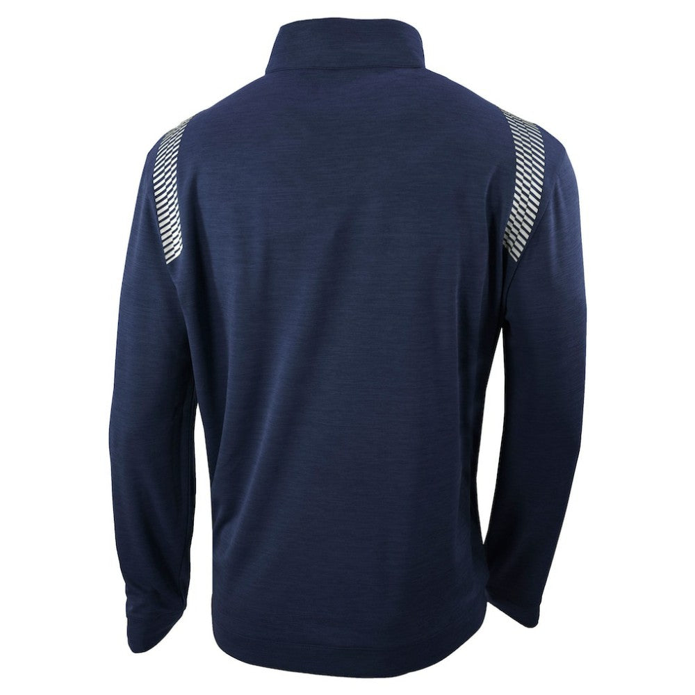 Navy New York Yankees Columbia Oakland Downs Omni-Wick Quarter-Zip Top