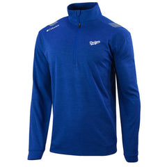 Royal Los Angeles Dodgers Columbia Oakland Downs Omni-Wick Quarter-Zip Top