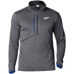 Royal Los Angeles Dodgers Columbia Park View Omni-Wick Half-Zip Top