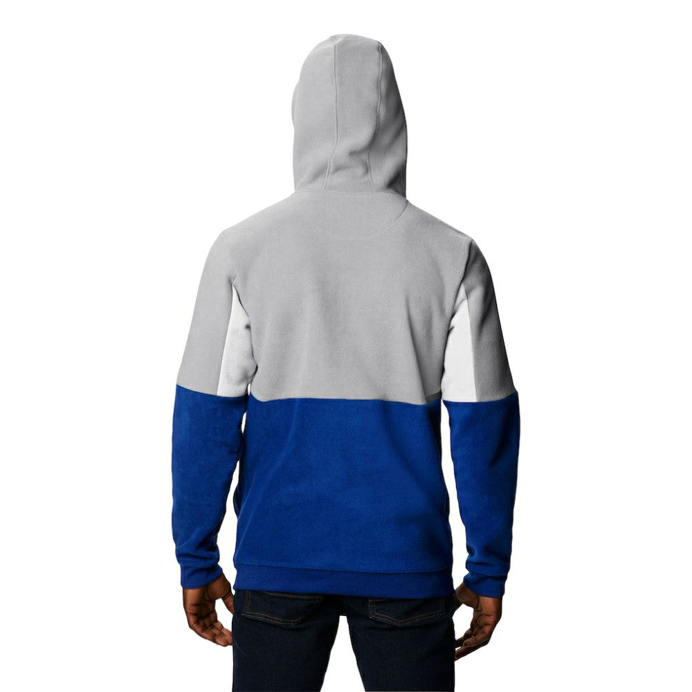 Royal Los Angeles Dodgers Columbia Lodge Fleece Quarter-Zip Hoodie