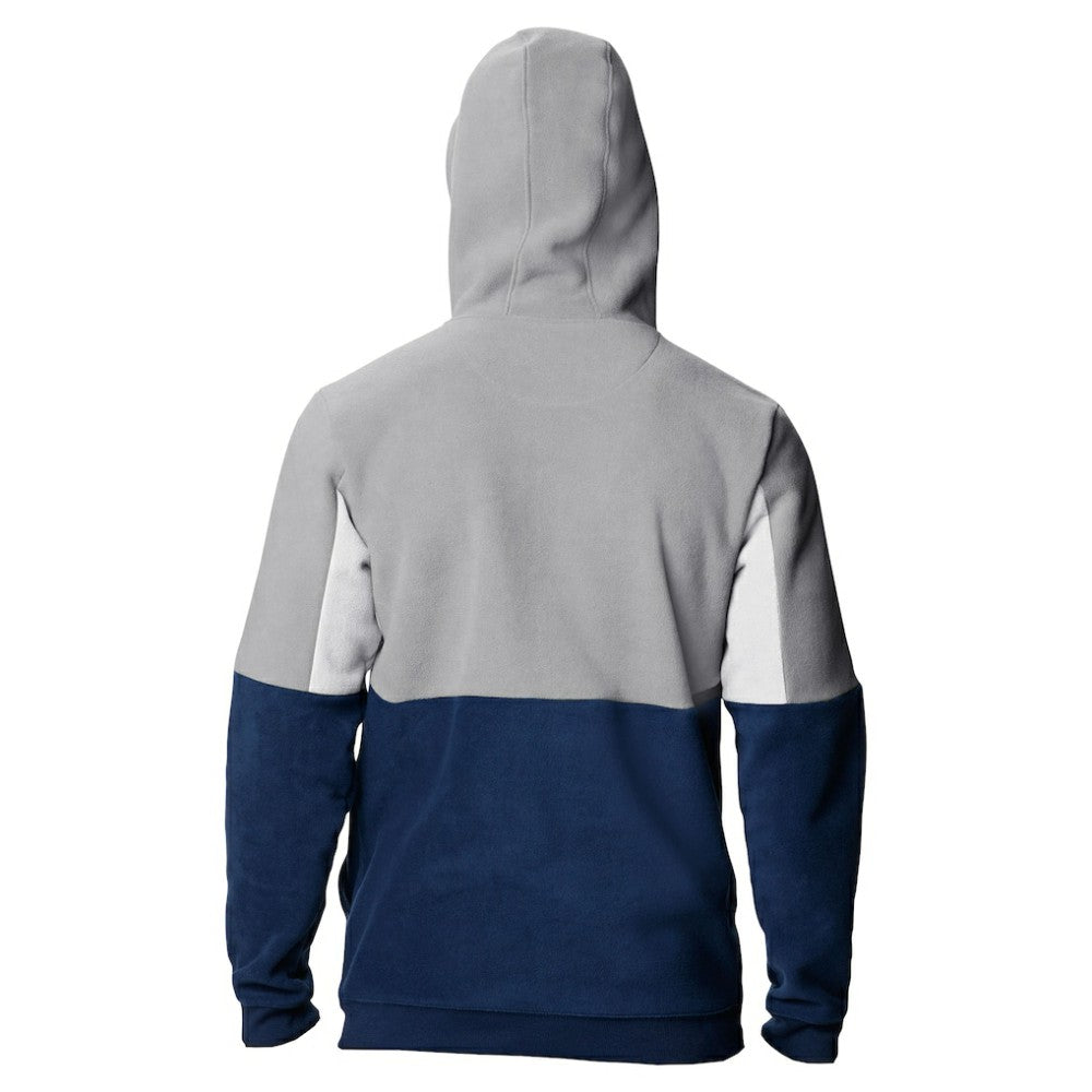 Navy New York Yankees Columbia Lodge Fleece Quarter-Zip Hoodie