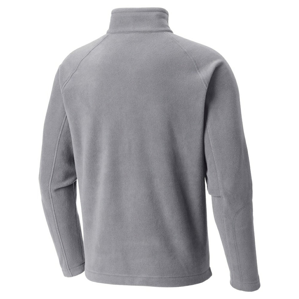 Gray Los Angeles Dodgers Columbia Fast Trek III Half-Zip Fleece Pullover