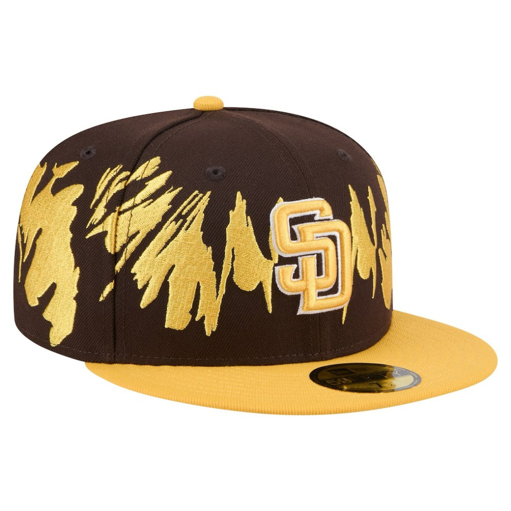 Brown/Gold San Diego Padres New Era Retro Pattern 59FIFTY Fitted Hat