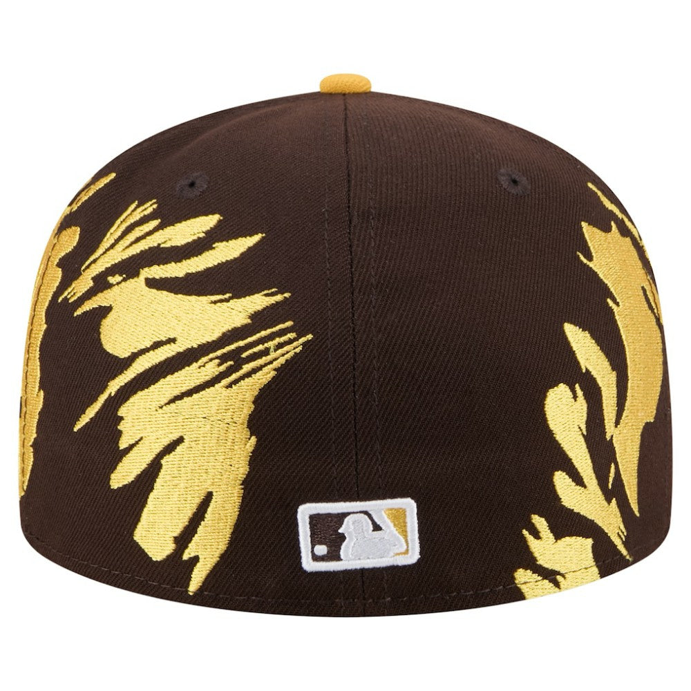 Brown/Gold San Diego Padres New Era Retro Pattern 59FIFTY Fitted Hat