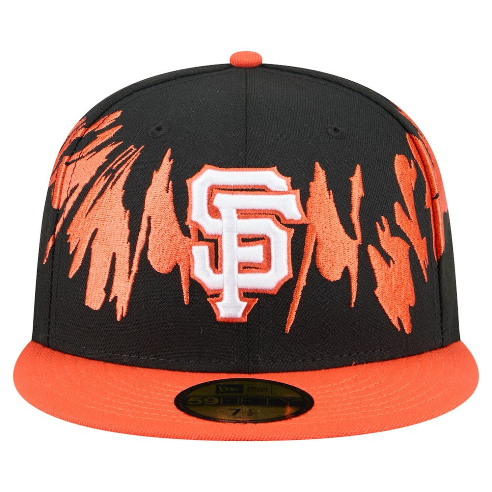 Black/Orange San Francisco Giants New Era Retro Pattern 59FIFTY Fitted Hat