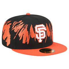 Black/Orange San Francisco Giants New Era Retro Pattern 59FIFTY Fitted Hat