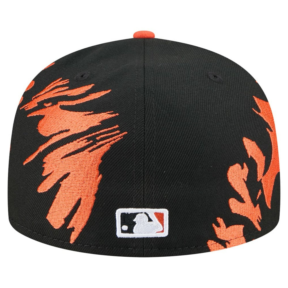 Black/Orange San Francisco Giants New Era Retro Pattern 59FIFTY Fitted Hat