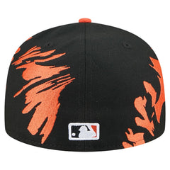 Black/Orange San Francisco Giants New Era Retro Pattern 59FIFTY Fitted Hat