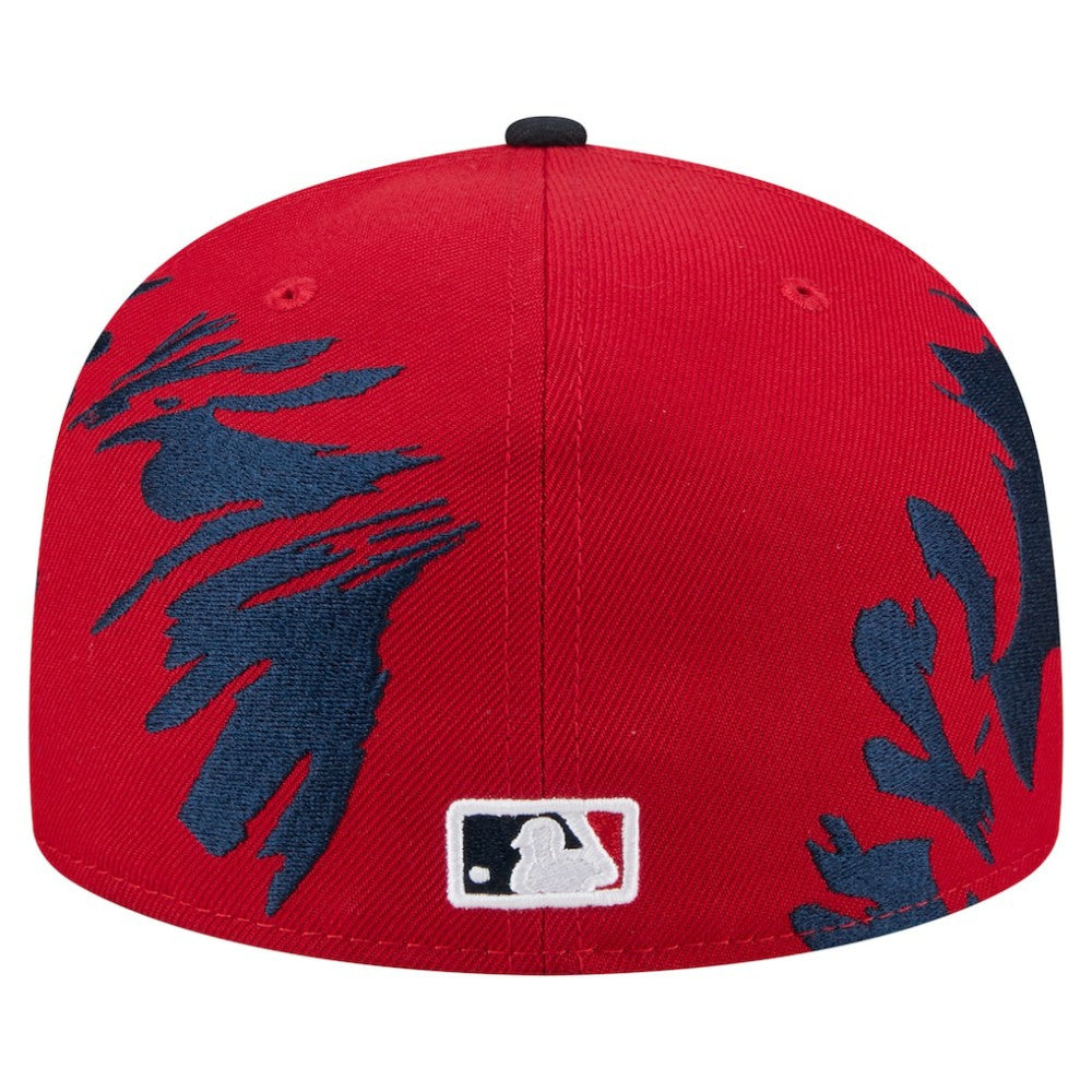 Red/Navy St. Louis Cardinals New Era Retro Pattern 59FIFTY Fitted Hat