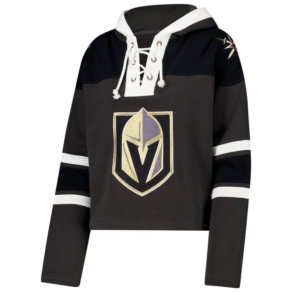 NHL Vegas Golden Knights '47 Women's Cropped Superior Lacer Pullover Hoodie