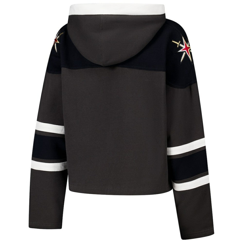 NHL Vegas Golden Knights '47 Women's Cropped Superior Lacer Pullover Hoodie