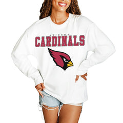 Gameday Couture Women's Big Goals Oversized Long Sleeve T-Shirt - Arizona Cardinals T-shirts