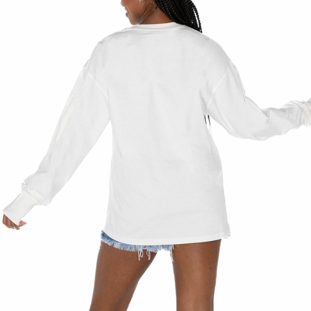 Gameday Couture Women's Time Out Oversized Long Sleeve T-Shirt - Houston Texans T-shirts