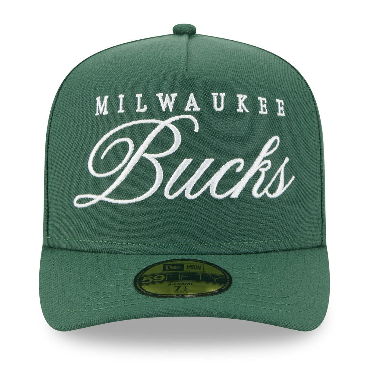 New Era Milwaukee Bucks 2025 NBA Draft A-Frame 59FIFTY Fitted Hat