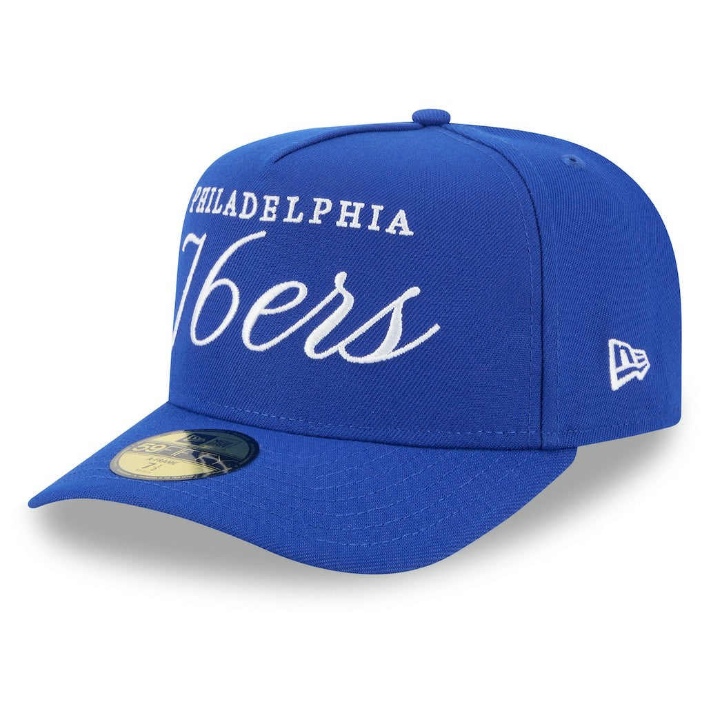 New Era Philadelphia 76ers 2025 NBA Draft A-Frame 59FIFTY Fitted Hat