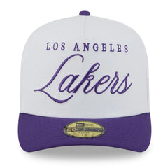 New Era Los Angeles Lakers 2025 NBA Draft A-Frame 59FIFTY Fitted Hat